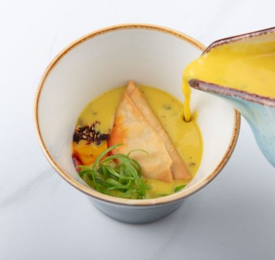 Burmese Sambosa Soup