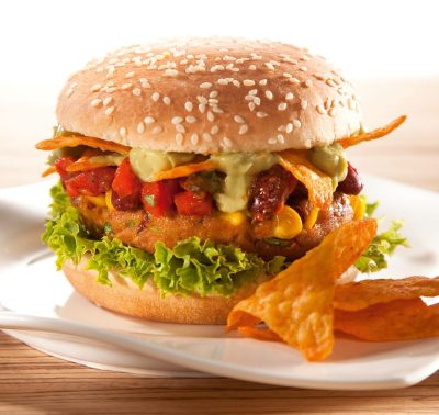 Tex Mex Bean And Quinoa Burger