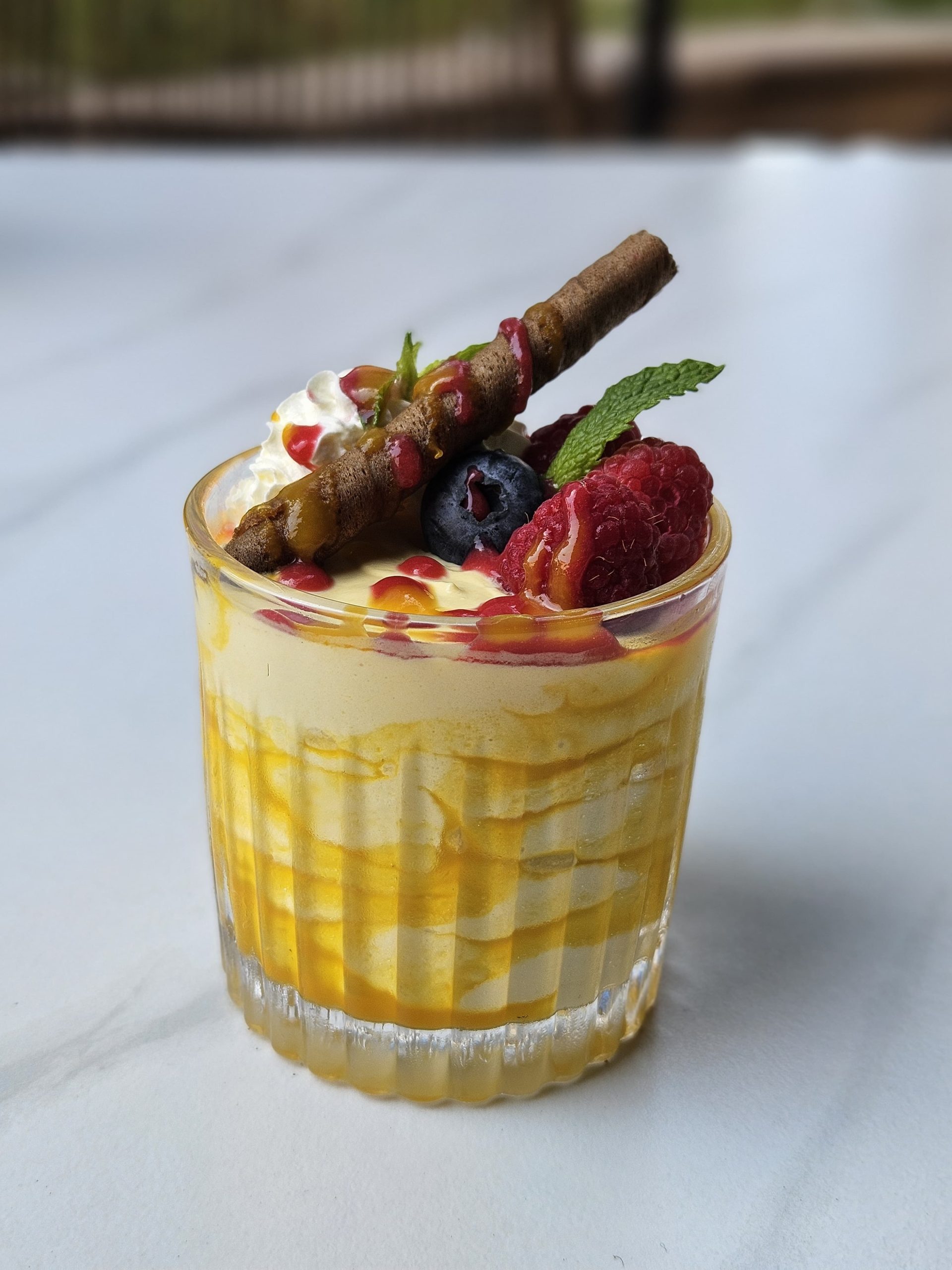 Mango Rasberry Mousse